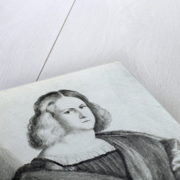 Portrait of a young man, print by Wenceslaus Hollar, 1650 by Jacopo Palma