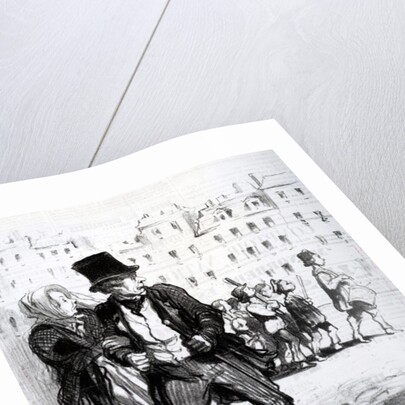 Le Alarmistes et les Alarmes by Honore Daumier