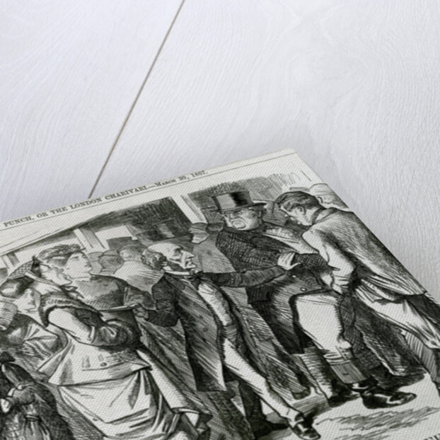 Mill's Logic: or, Franchise for Females by John Tenniel