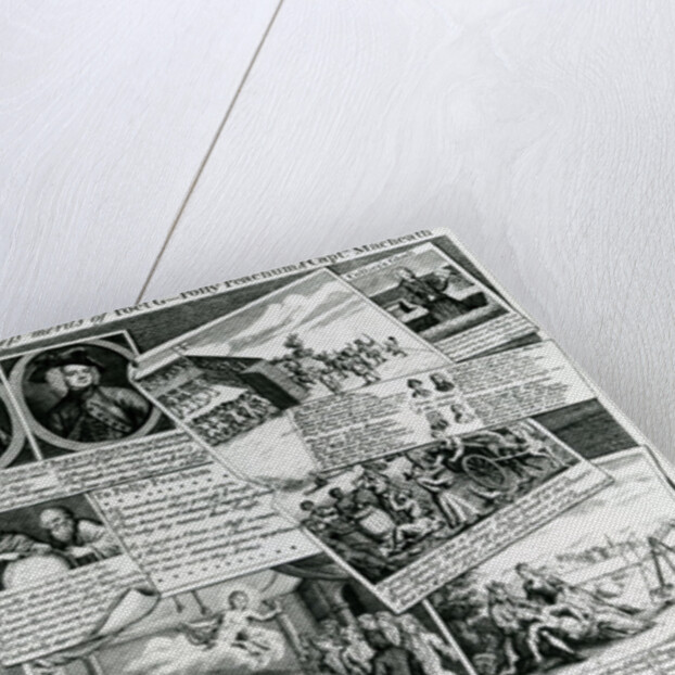 The Stage Medley representing the polite taste of the town & the matchless merits of poet G., Polly Peachum and Captain Macheath, c.1728 by English School