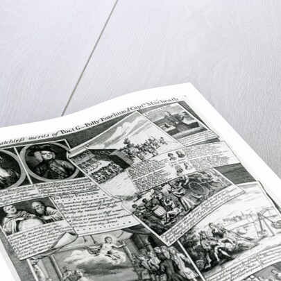 The Stage Medley representing the polite taste of the town & the matchless merits of poet G., Polly Peachum and Captain Macheath, c.1728 by English School