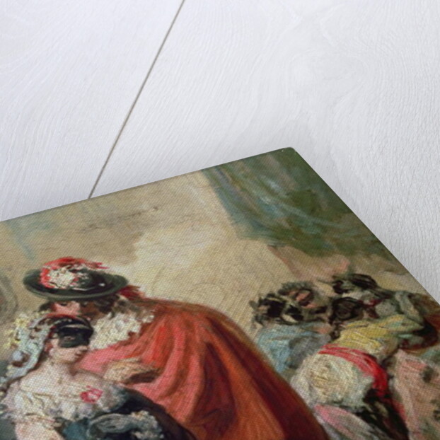 Masquerade by Eugenio Lucas y Padilla