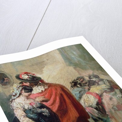 Masquerade by Eugenio Lucas y Padilla