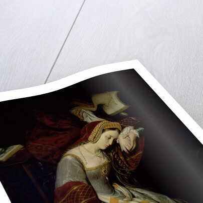 Anne Boleyn in the Tower, 1835 by Edouard Cibot
