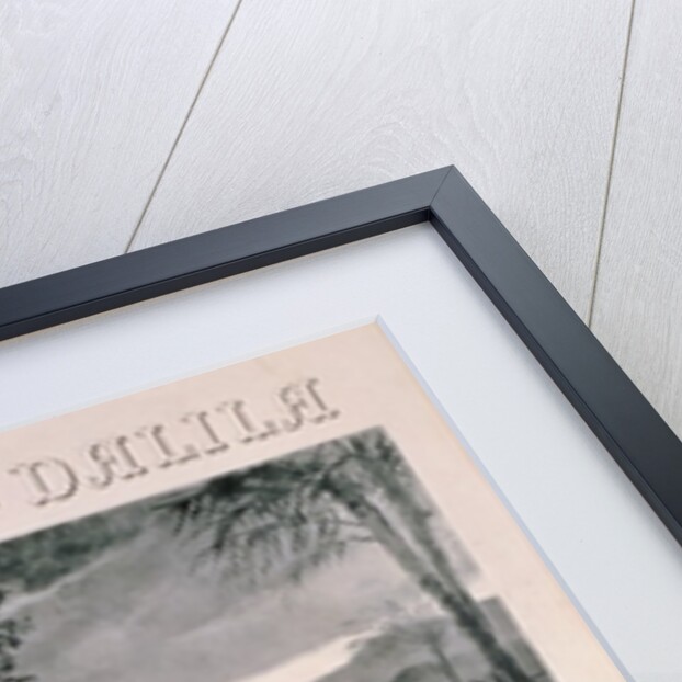 Poster advertising 'Samson and Dalila', opera by Camille Saint Saens by Georges Rochegrosse