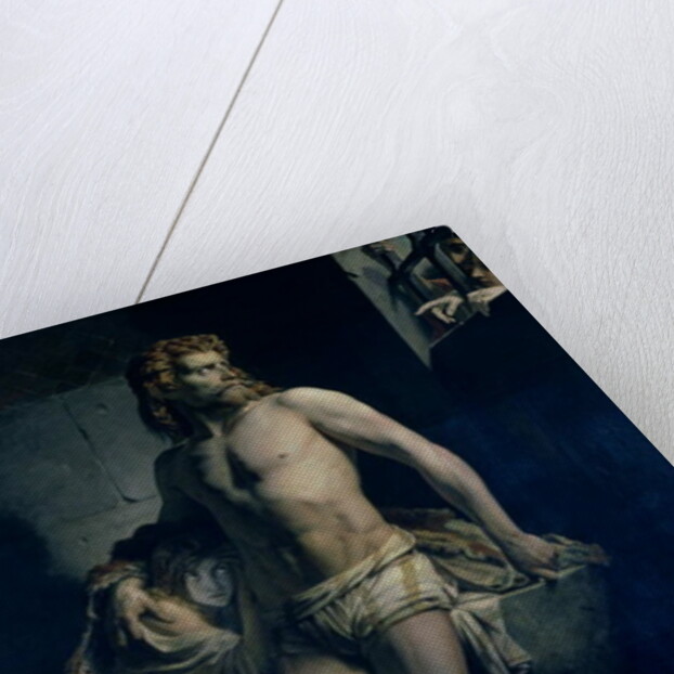 A Gaul and his Daughter Imprisoned in Rome, 1847 by Felix-Joseph Barrias