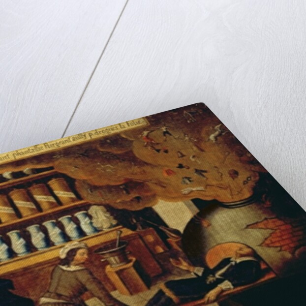 The Pharmacist's Workshop by French School