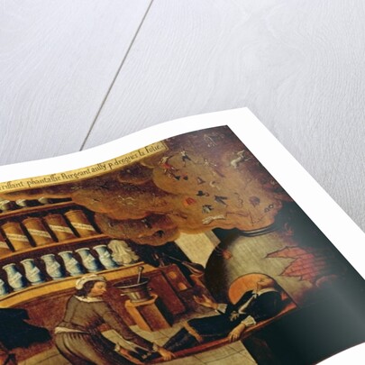 The Pharmacist's Workshop by French School