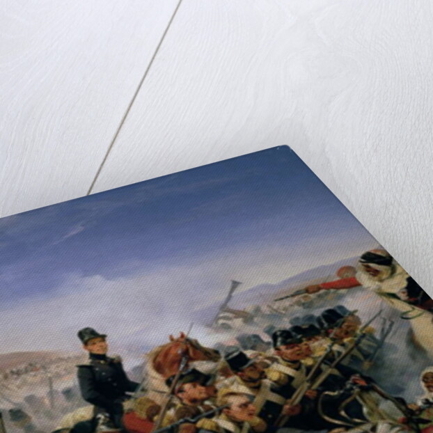 The Battle of Somah, 1839 by Emile Jean Horace Vernet