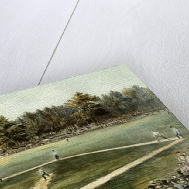 The American National Game of Baseball - Grand Match at Elysian Fields, Hoboken, NJ, 1866 by N. and Ives J.M. Currier