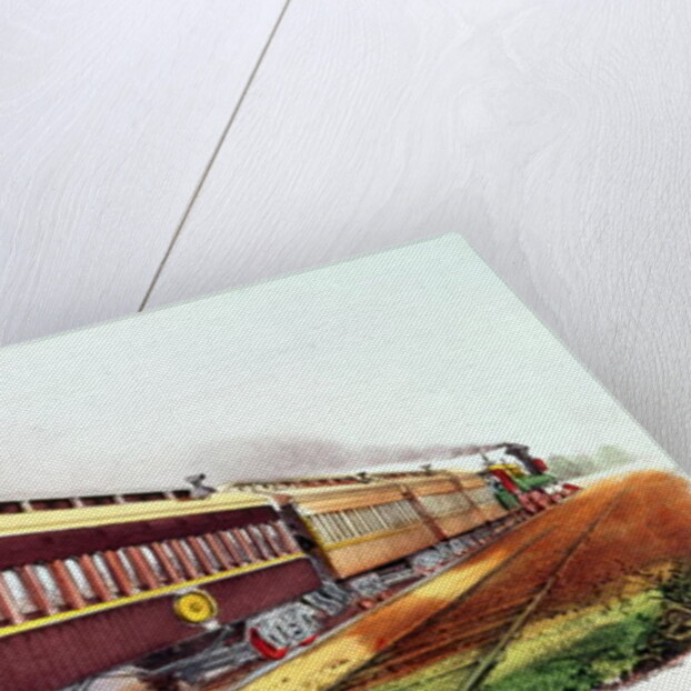 The Lightning Express published by Nathaniel Currier and James Merritt Ives by American School