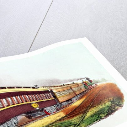 The Lightning Express published by Nathaniel Currier and James Merritt Ives by American School