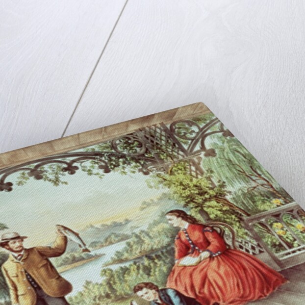 Home from the Brook, The Lucky Fishermen by N. and Ives J.M. Currier