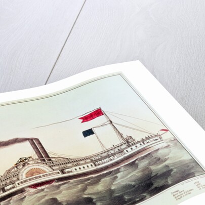 Buffalo & Chicago Steam Packet, Empire State by N. and Ives J.M. Currier