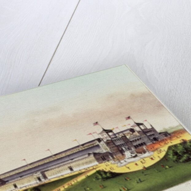 Machinery Hall, Grand United States Centennial Exhibition, Fairmount Park. by American School