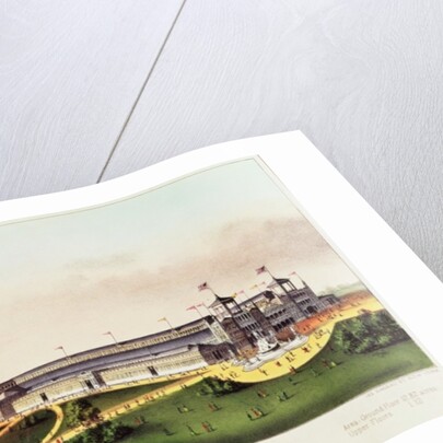 Machinery Hall, Grand United States Centennial Exhibition, Fairmount Park. by American School