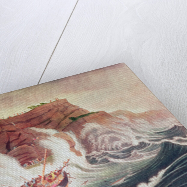 Loss of the Packet Ship Albion by Thomas (after) Birch