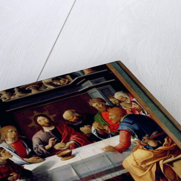 The Last Supper, central panel from the Eucharist Triptych, 1515 by French School