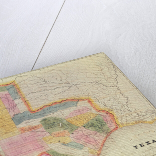 Map of the state of Texas, 1835 by David Burr