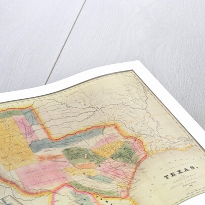 Map of the state of Texas, 1835 by David Burr