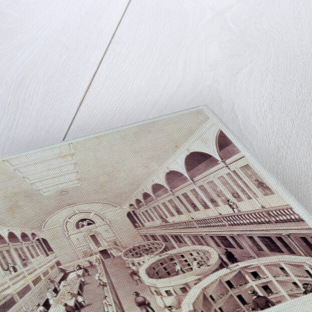 North Interior View of the New York Post Office by American School