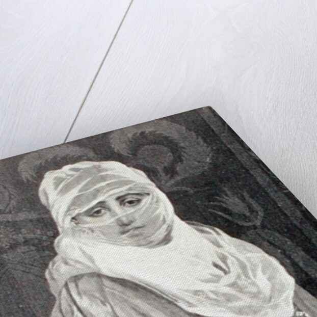 La Favorita - Woman with a Veil by Jean Leon (after) Gerome