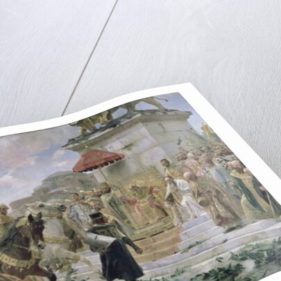 The Arrival of Roger de Flor in Constantinople in 1303 with 8000 'Almogavares' serving the Byzantine Emperor in Battle against the Turks, 1888 by Jose Moreno Carbonero