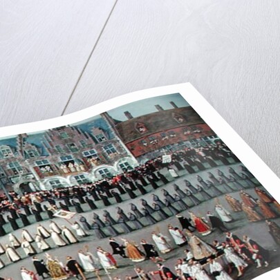 The Ommeganck in Brussels in 1615: Procession of Notre Dame de Sablon, 1616 by Denys van Alsloot