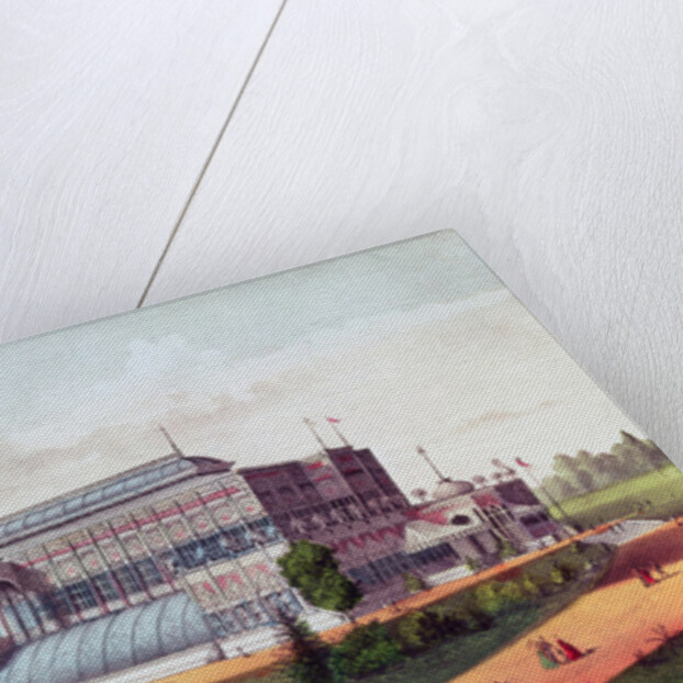 Horticultural Hall, Grand United States Centennial Exhibition 1876 by N. and Ives J.M. Currier