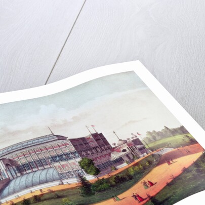 Horticultural Hall, Grand United States Centennial Exhibition 1876 by N. and Ives J.M. Currier