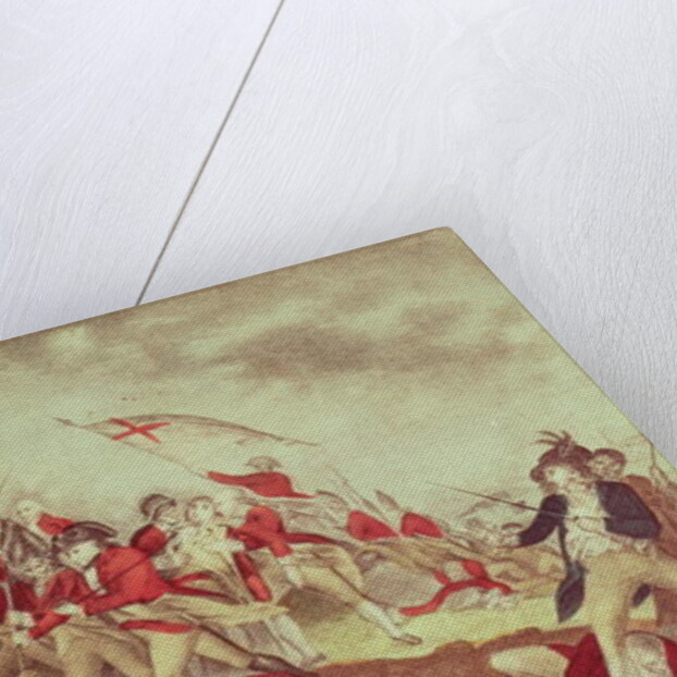 Battle at Bunker's Hill by N. and Ives J.M. (1824-95) Currier