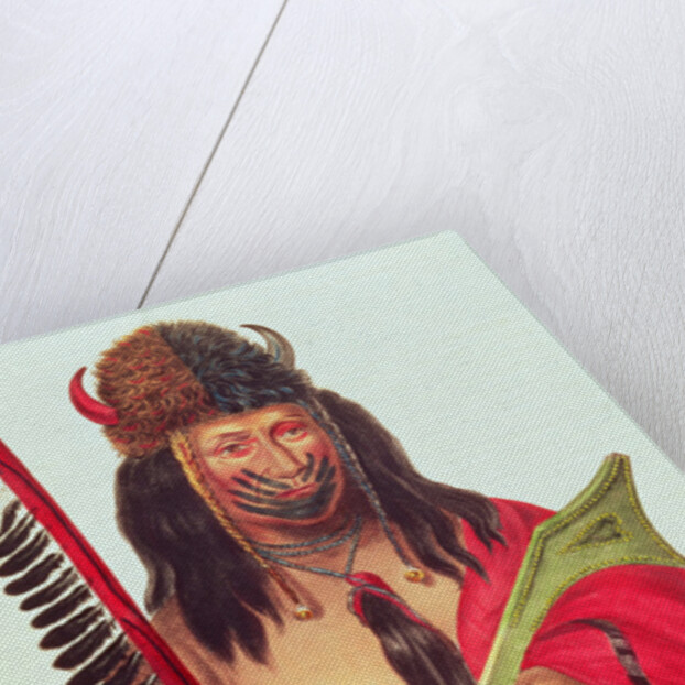 Kish-ke-kosh, a Fox Brave, 1838-44 by American School