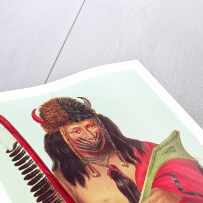 Kish-ke-kosh, a Fox Brave, 1838-44 by American School