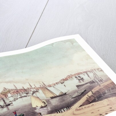 View of Boston by N. and Ives J.M. Currier