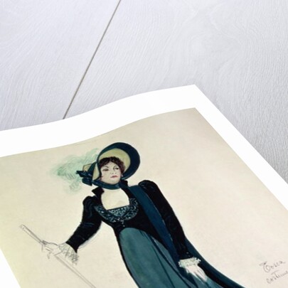 Costume design for Tosca by Italian School