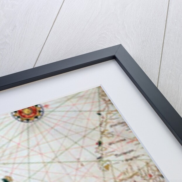 The British Isles, Iberia and Northwest Africa, detail from a world atlas, 1565 by Diego Homem