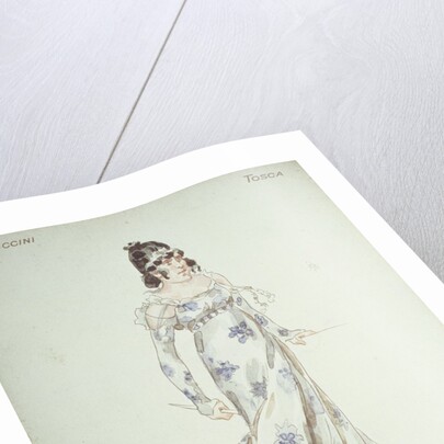 Costume design in 'Tosca' by Giacomo Puccini by Adolfo Hohenstein