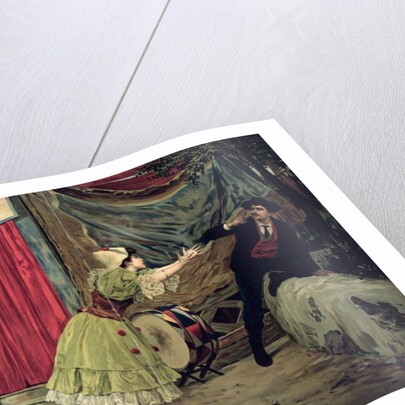 Scene from the opera 'Pagliacci' by Ruggiero Leoncavallo by French School