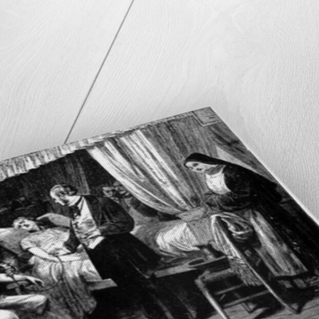 Performing the Transfusion of Blood at the Pitie-Salpetriere Hospital, 1874 by American School