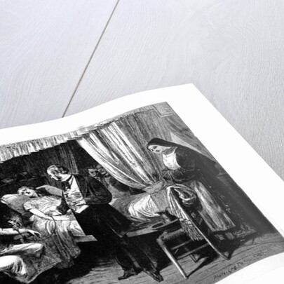 Performing the Transfusion of Blood at the Pitie-Salpetriere Hospital, 1874 by American School