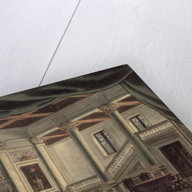 Set design for Act III of the opera 'Rigoletto' by Giuseppe Verdi by Italian School