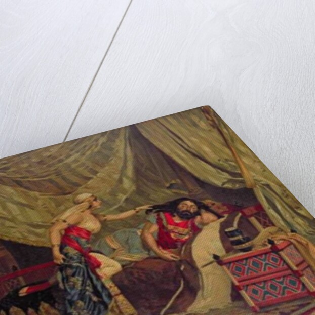 Samson and Delilah by German School