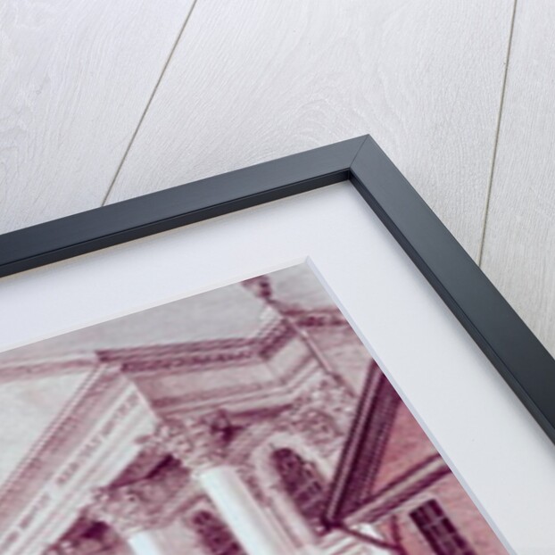 High street with the first Presbyterian Church, Philadelphia, 1799 by American School