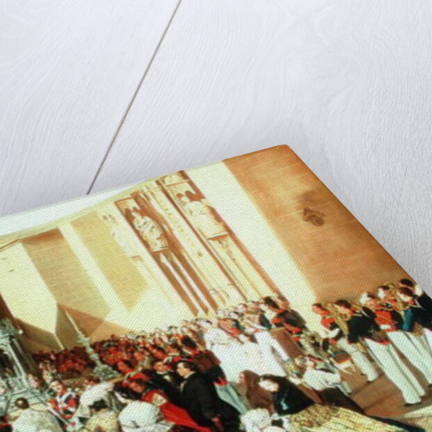 Procession of Corpus Christi in Seville by Manuel Cabral y Aguado Bejarano