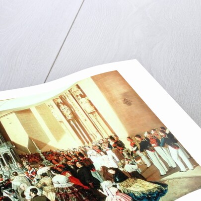 Procession of Corpus Christi in Seville by Manuel Cabral y Aguado Bejarano