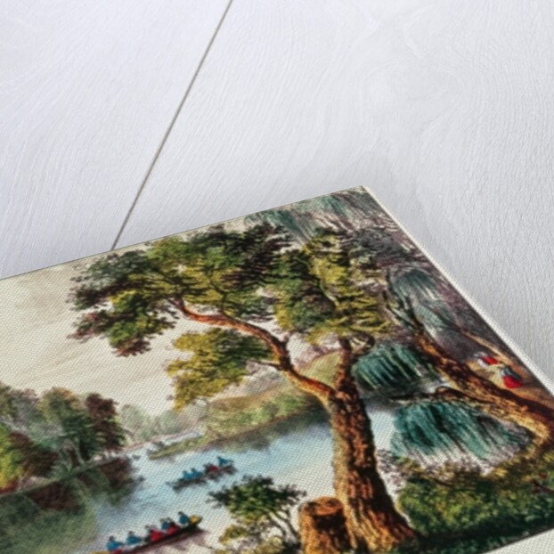 Mill Cove Lake by N. and Ives J.M. Currier