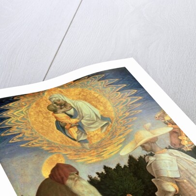 The Virgin and Child with St. George and St. Anthony the Abbot by Antonio Pisanello