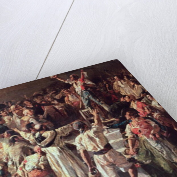 The Cry of the Palleter declaring was on Napoleon, 1884 by Joaquin Sorolla y Bastida