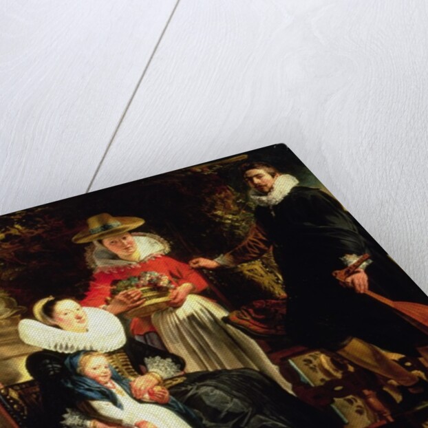 The Artist and His Family in a Garden, c.1620-22 by Jacob Jordaens