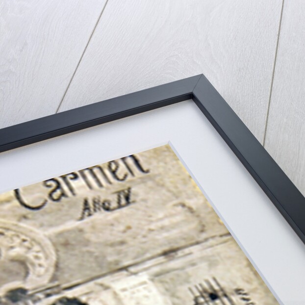 Postcard commemorating the Fourth Act of the opera 'Carmen', by Georges Bizet by Anonymous